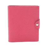 Pink Leather Hermès Agenda Cover