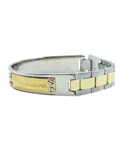 Metallic Stainless Steel Dolce & Gabbana Bracelet