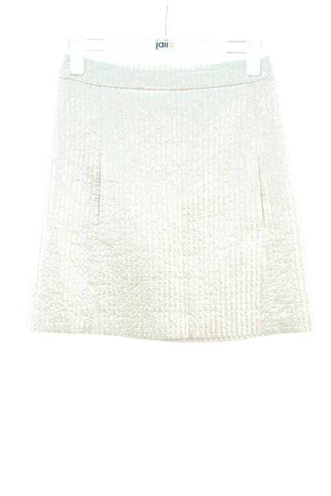White Polyester Sonia Rykiel Skirt