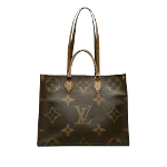 Brown Canvas Louis Vuitton Onthego