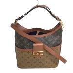 Brown Canvas Louis Vuitton Dauphine