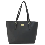 Black Leather Michael Kors Tote