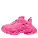 Pink Leather Balenciaga Sneakers