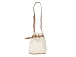 White Canvas Ralph Lauren Crossbody Bag