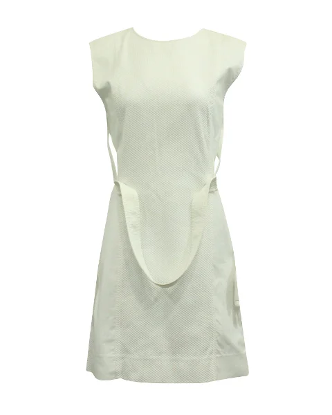 White Fabric Salvatore Ferragamo Dress