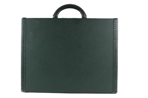 Green Canvas Louis Vuitton Briefcase
