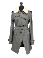 Grey Wool Jean Paul Gaultier Coat