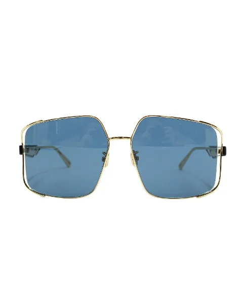Blue Metal Dior Sunglasses