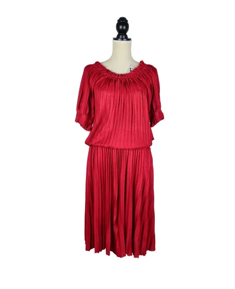 Red Fabric Gucci Dress
