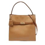 Beige Leather Tory Burch Handbag