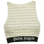 Beige Fabric Palm Angels Top