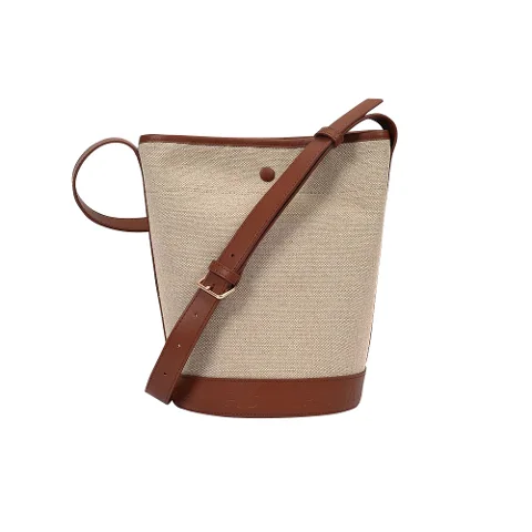 Brown Leather A.P.C. Shoulder Bag
