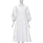 White Cotton Cecilie Bahnsen Dress