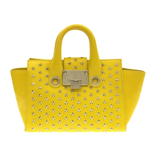 Yellow Leather Jimmy Choo Tote