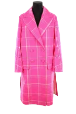 Pink Wool Fendi Coat