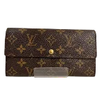 Brown Canvas Louis Vuitton Wallet