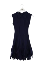 Blue Wool Alaïa Dress