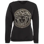 Black Fabric Versace Sweatshirt