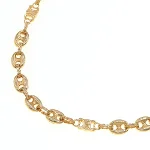 Gold Metal Celine Necklace