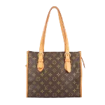 Brown Fabric Louis Vuitton Popincourt