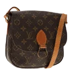 Brown Canvas Louis Vuitton Saint Cloud