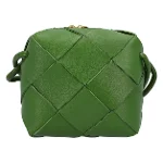 Green Leather Bottega Veneta Crossbody Bag