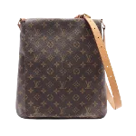 Brown Canvas Louis Vuitton Musette Salsa