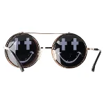 Metallic Metal Linda Farrow Sunglasses