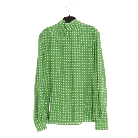 Green Silk Saint Laurent Shirt