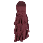 Burgundy Silk Zimmermann Dress