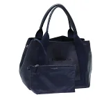 Navy Leather Balenciaga Handle