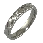 Silver Platinum Chanel Ring