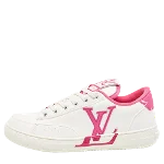 Pink Leather Louis Vuitton Sneakers