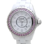 White Fabric Chanel Watch