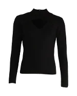 Black Wool Michael Kors Top