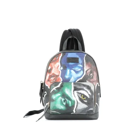 Multicolor Canvas Gucci Backpack