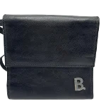 Black Leather Balenciaga Wallet