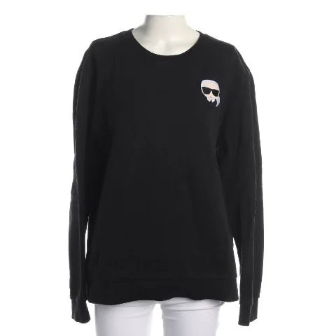 Black Cotton Karl Lagerfeld Sweatshirt