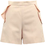 Pink Polyester Sandro Shorts