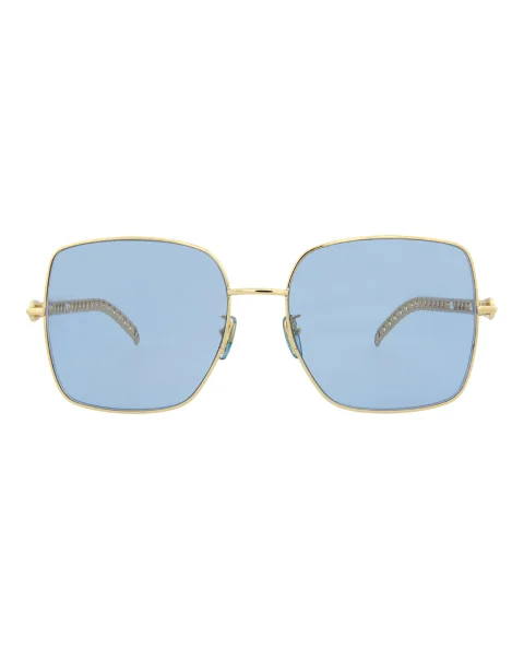 Blue Metal Gucci Sunglasses