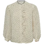 White Fabric Sandro Shirt