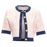 Pink Fabric Chanel Cardigan