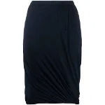 Blue Silk Lanvin Skirt