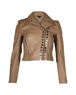 Brown Leather Alexander Wang Jacket