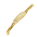 Gold Metal Dior Bracelet