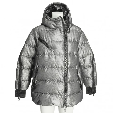 Silver Fabric Moncler Jacket