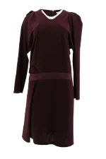 Burgundy Polyester Vanessa Bruno Dress