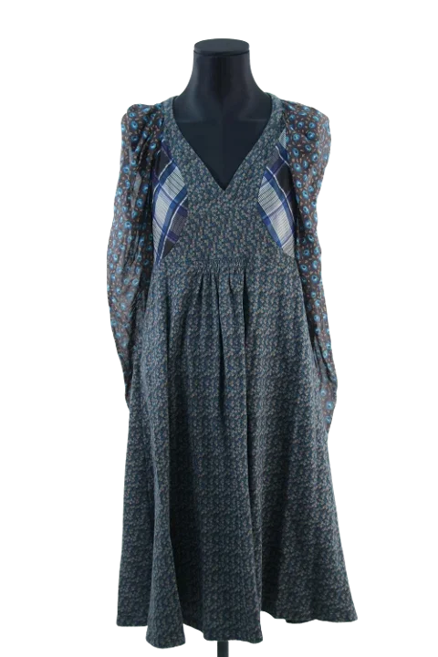 Blue Polyester Kenzo Dress