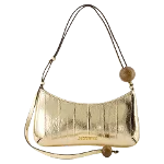 Gold Leather Jacquemus Shoulder Bag