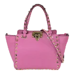 Pink Leather Valentino Shoulder Bag